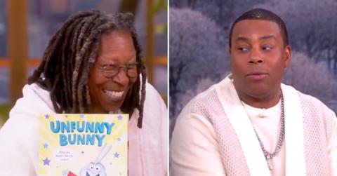 Split photo of Whoopi Goldberg and Kenan Thompson