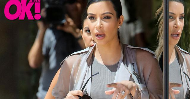 Ok Exclusive Kim Kardashian May Pose Nude While Pregnant But She