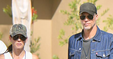 *EXCLUSIVE* Sandra Bullock and boyfriend Bryan Randall take Louis to Universal Studios **NO FRANCE, NO GERMANY**