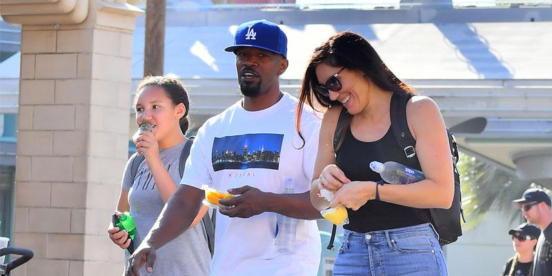 Jamie Foxx Treats Daughter Annalise & Baby Mama To Disneyland