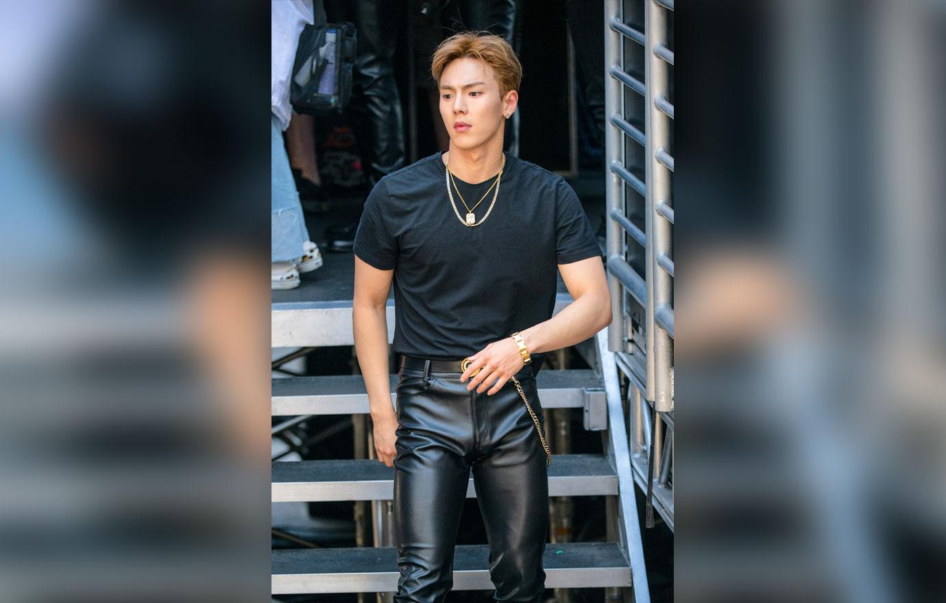 Shownu From Monsta X Performing on Jimmy Kimmel Live monsta x fans slam french montana