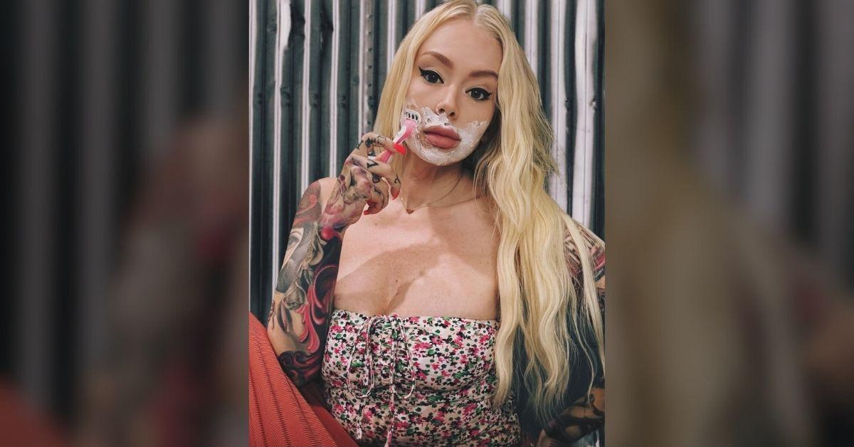 Photo of Jenna Jameson recreated Sabrina Carpenter's September 2025 cover. 