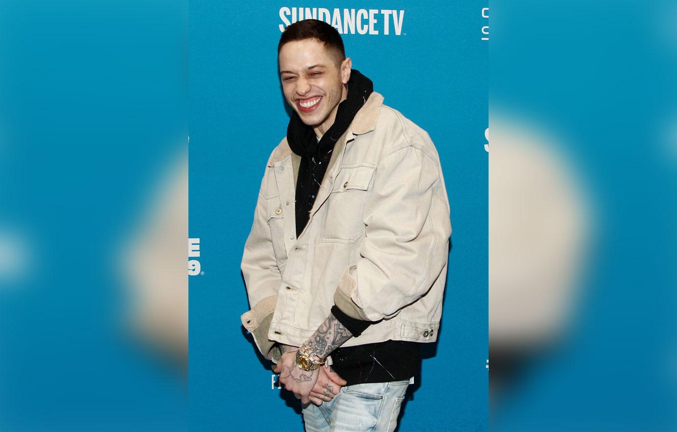 Pete Davidson Hits Rangers Game With Costar, Ratajkowski Fling Over?!