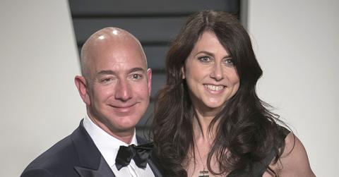 Jeff Bezos and Mackenzie Scott on the red carpet