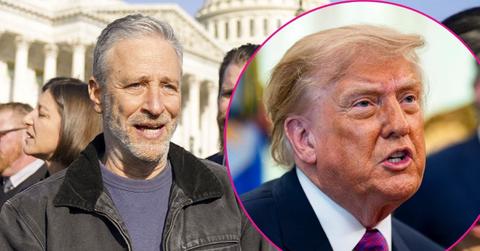 Composite photo of Jon Stewart and Donald Trump.