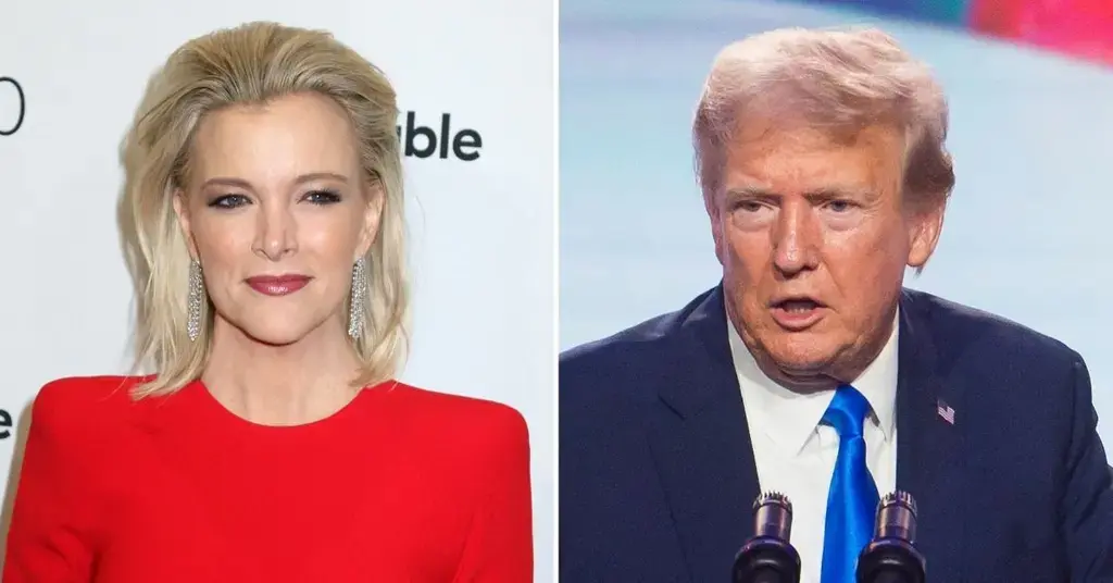 Composite photo of Megyn Kelly and Donald Trump