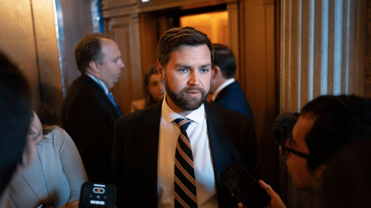 Image of J.D. Vance has historically low approval ratings as vice president.