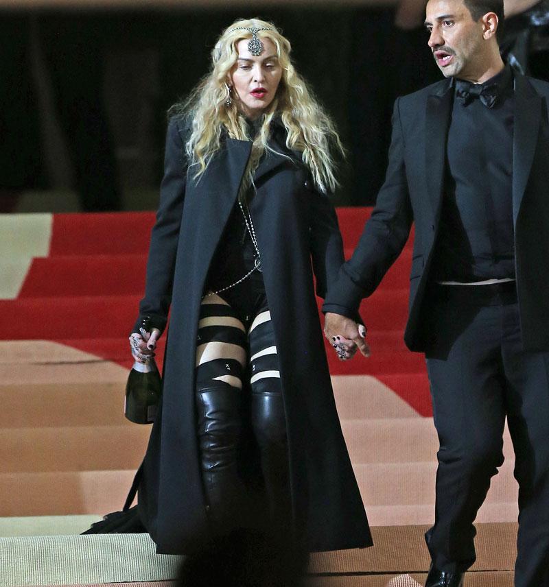 Madonna Defends Revealing Met Ball Outfit - Madonna in Givenchy at Met Gala  2016