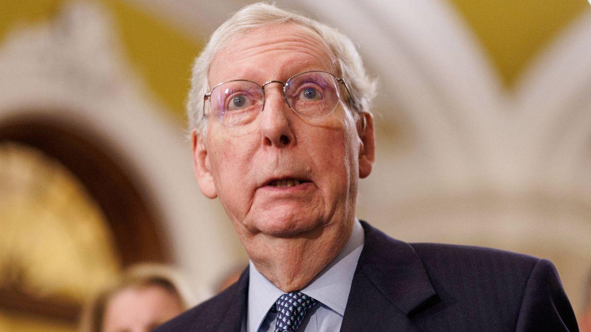 mitch mcconnell health update brain dead claims