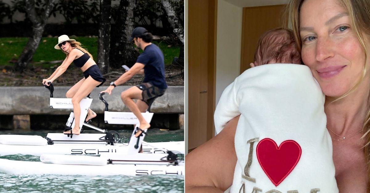 photo of Gisele Bündchen and Joaquim Valente