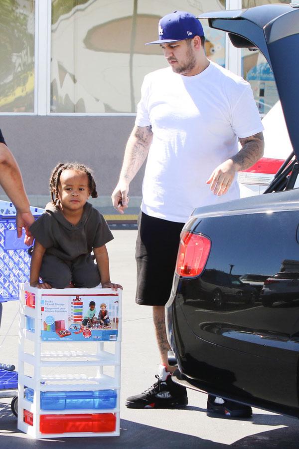 Rob Kardashian Blac Chyna Son King Cairo Tyga Kylie Jenner Weight Stepdad