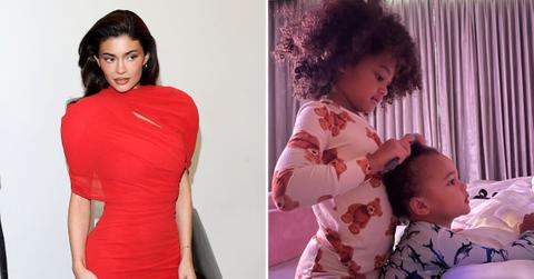 kylie jenner new photos daughter stormi son aire mothers day