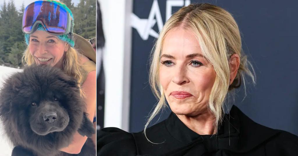 Chelsea Handler Celebrates Birthday By Skiing and Smoking In A Bikini