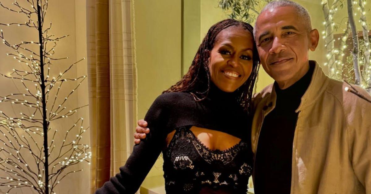 Image of Michelle Obama wants to see husband Barack 'easing up and spending more time with her.'