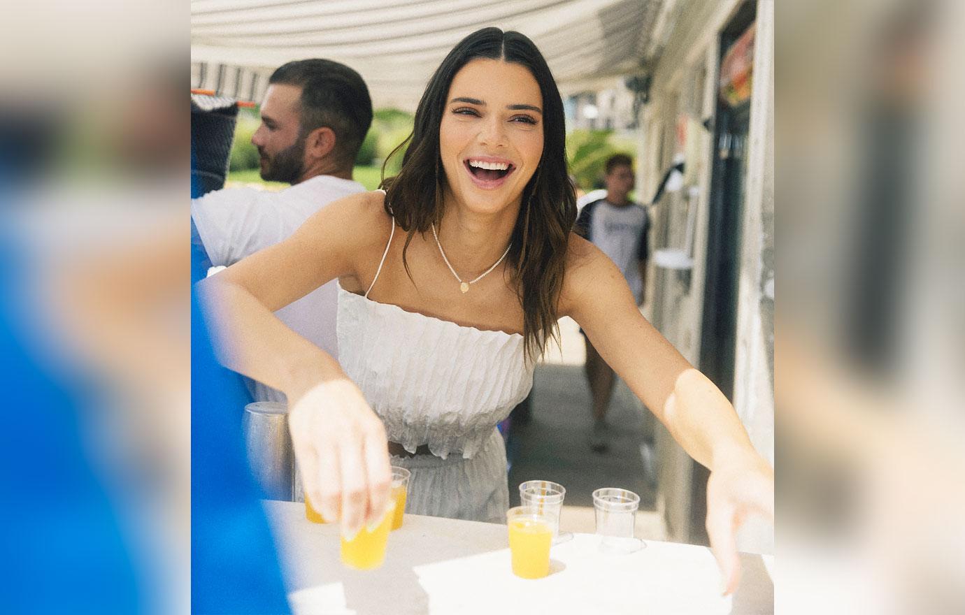 kendall jenner  tequila cocktails hamptons