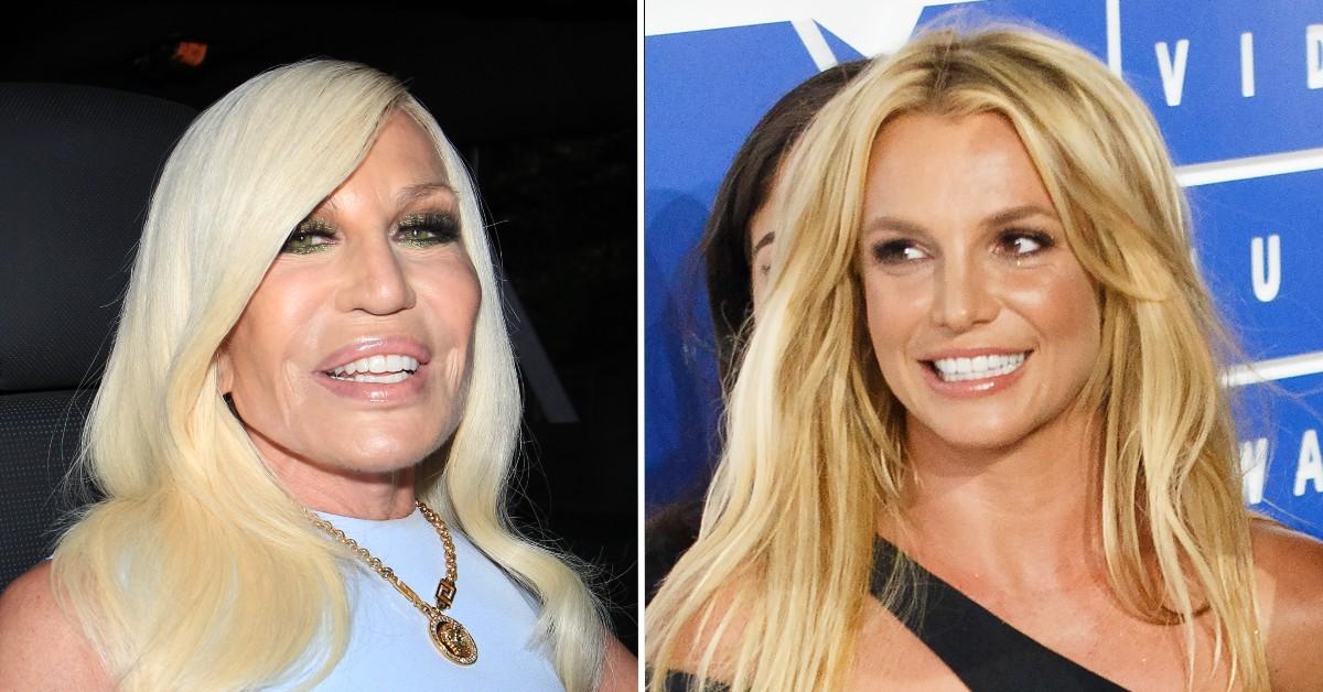 Donatella Versace: Britney Spears in 'amazing state of mind