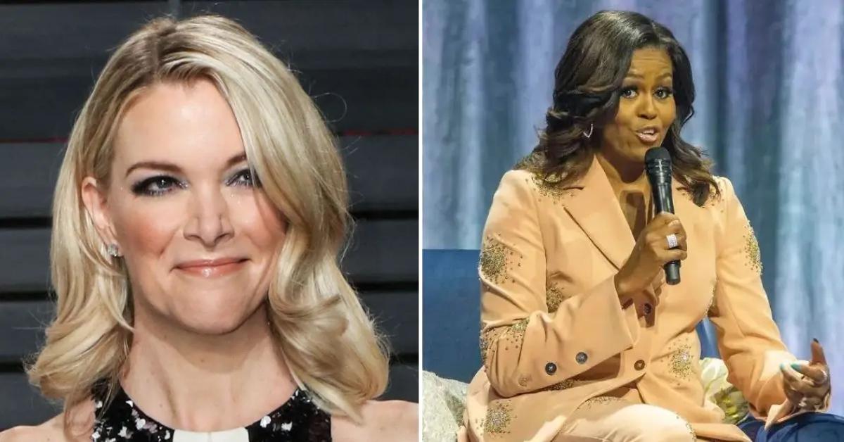 Split photo of Megyn Kelly and Michelle Obama