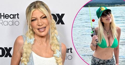 Photos of Tori Spelling.