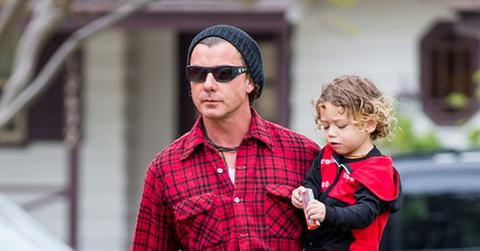 Gavin Rossdale spends time with his boys at the park in Los Angeles, CA