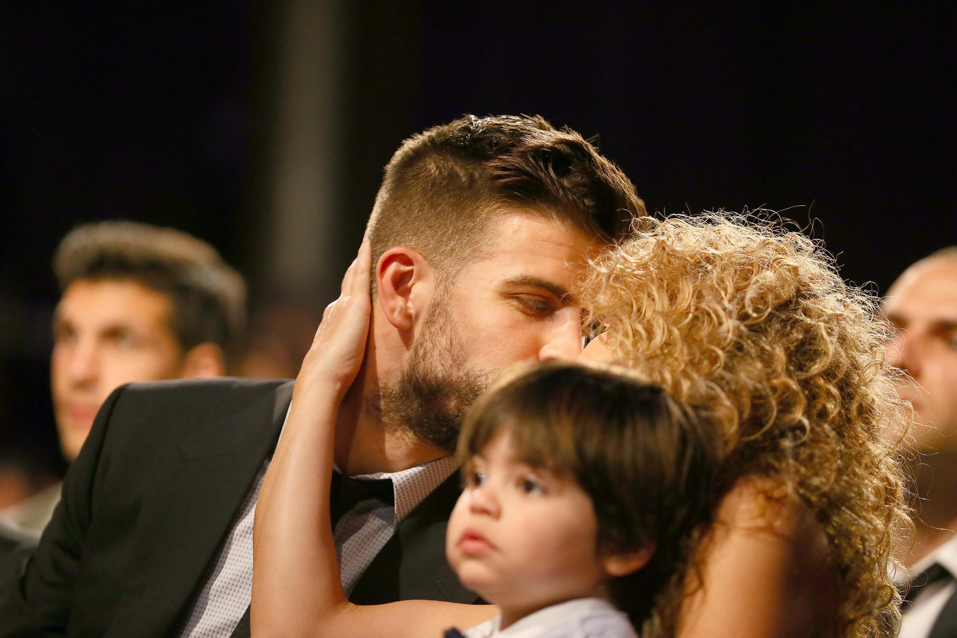 Shakira and her son Milan star Gerard Pique awards