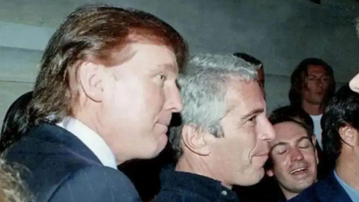 image of Jeffrey Epstein and Donald Trump