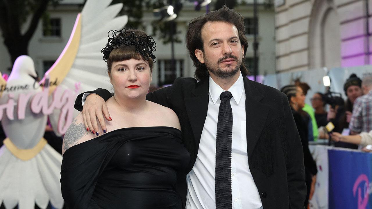 Photo of Lena Dunham and Luis Felber got married in September 2021.