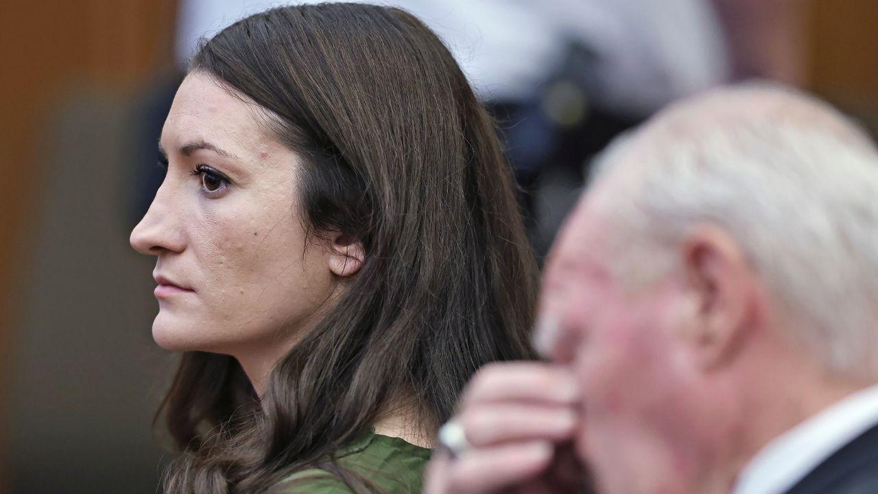 image of Lindsay Clancy appeared tense in court on August 31.
