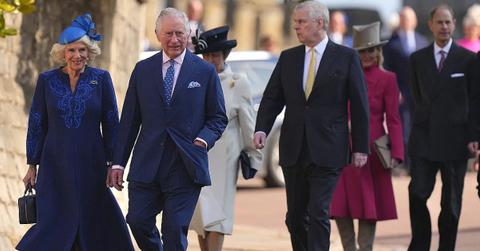 image of King Charles and prince Andrew