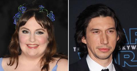 Photo of Lena Dunham and Adam Driver.