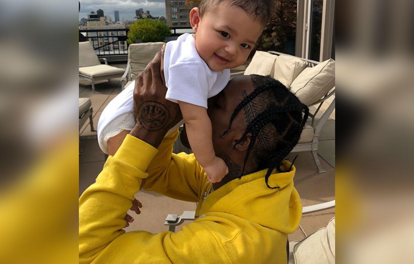 Stormi and Travis Scott