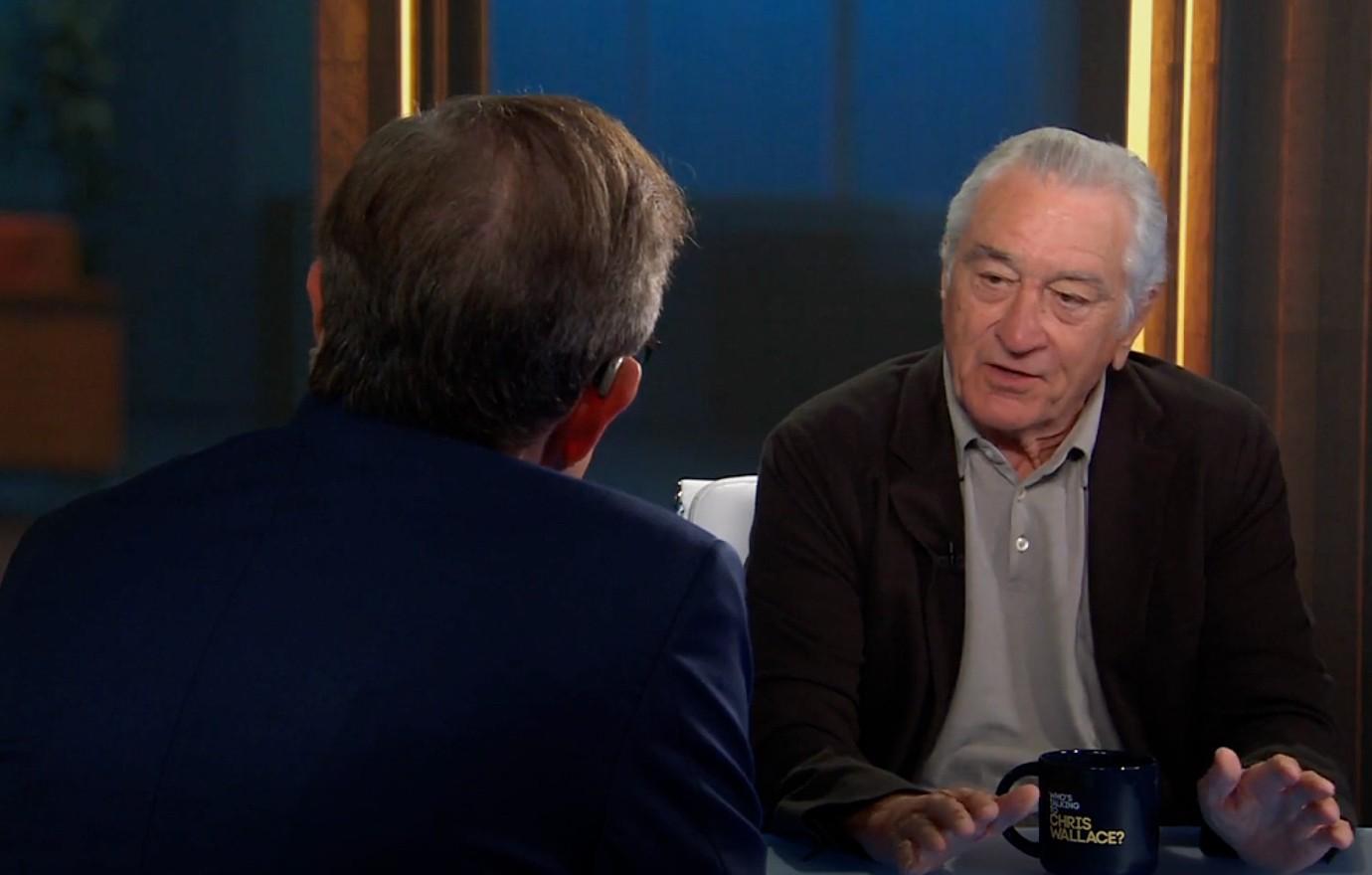 shame on you robert de niro berates chris wallace for asking if donald trump would not give up power if he wins again