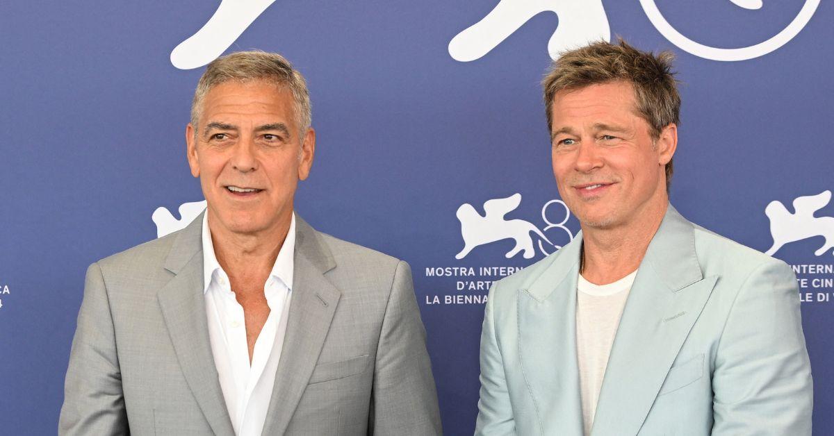 brad pitt and george clooney