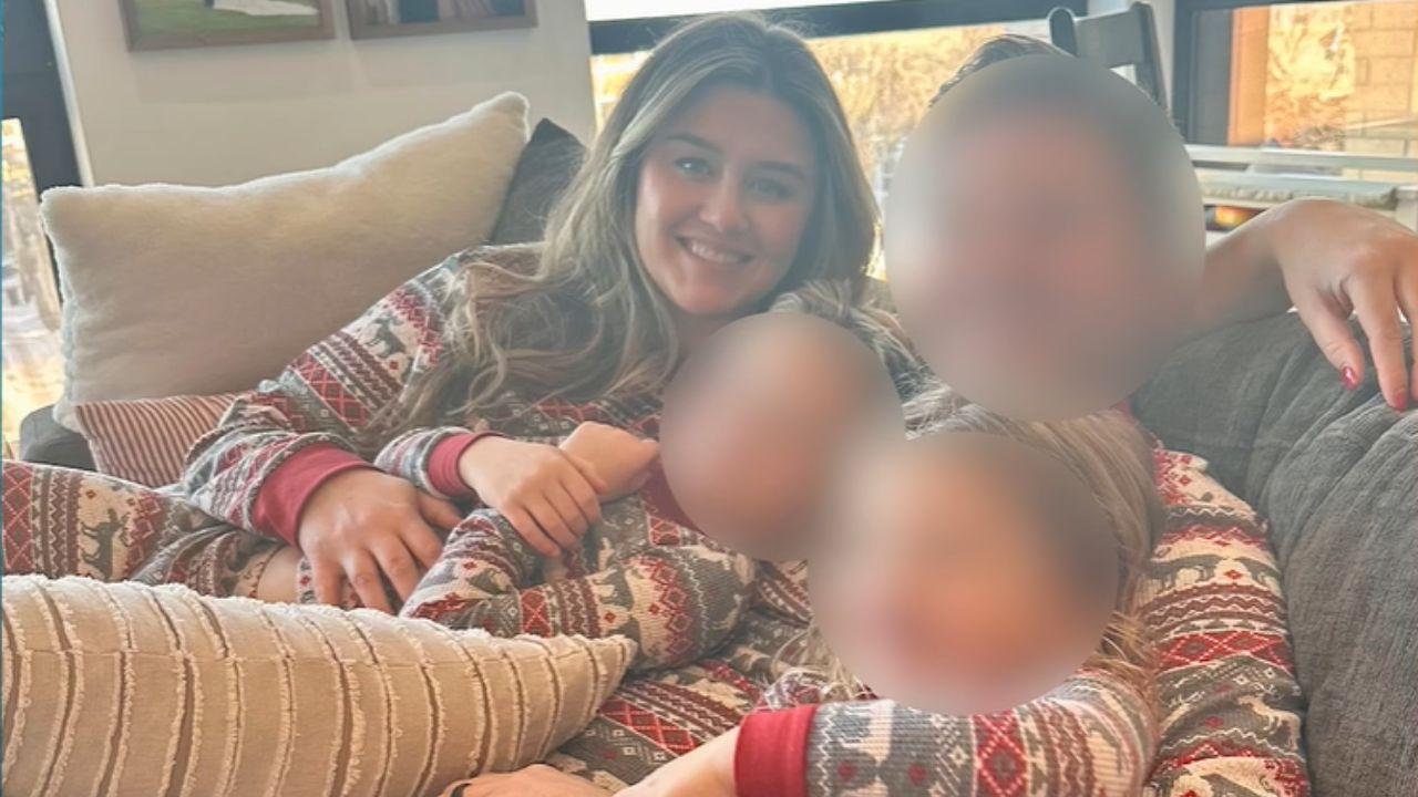 Image of Corie Walsh shared Christmas Eve photos of Barrett alongside his siblings in matching pajamas.
