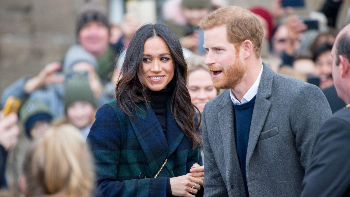 image of prince harry and meghan markle
