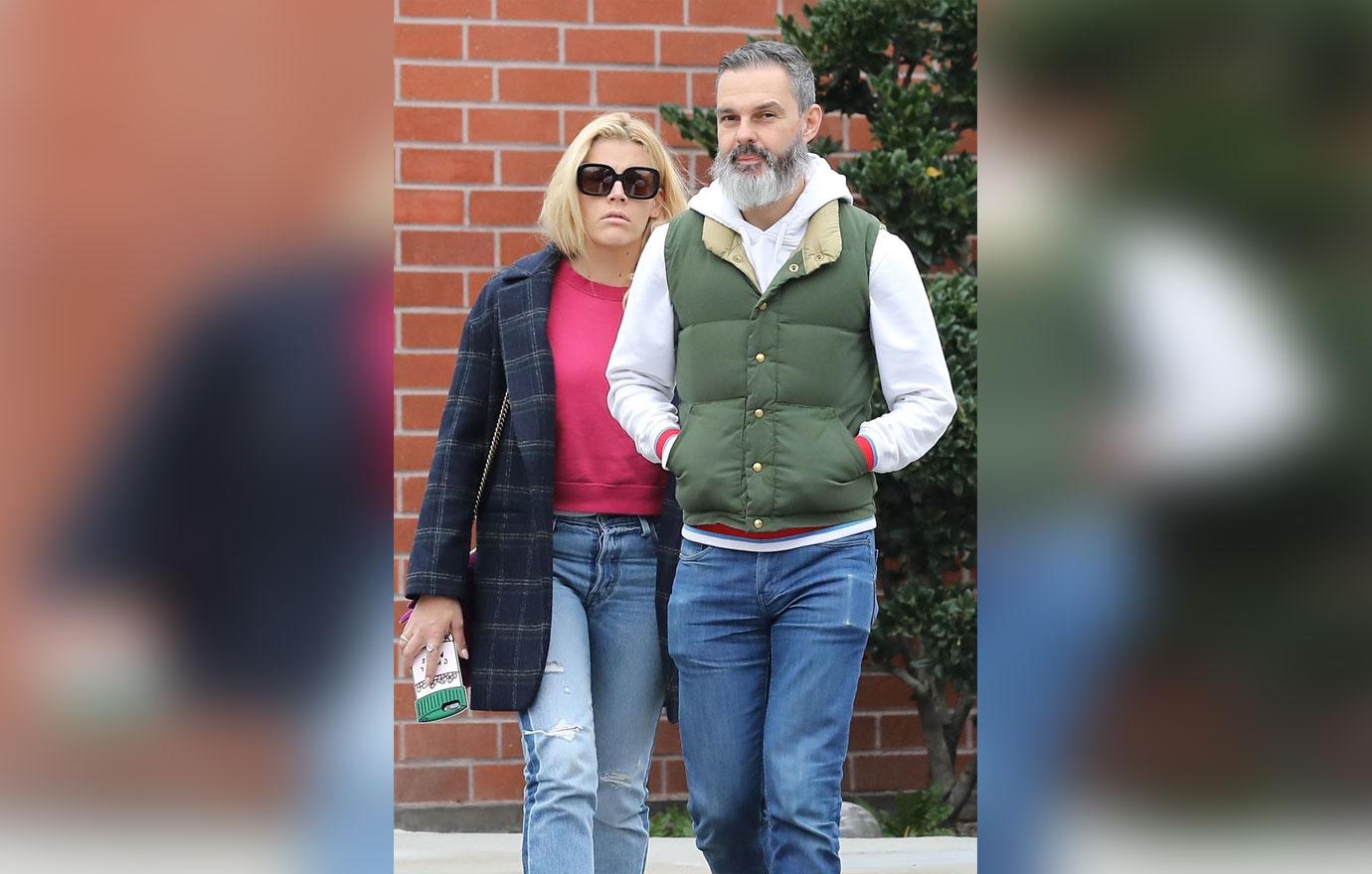 *EXCLUSIVE* Busy Philipps steps out with her husband a day after getting sunburned eyes from a photoshoot