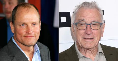 Split photo of Woody Harrelson and Robert De Niro