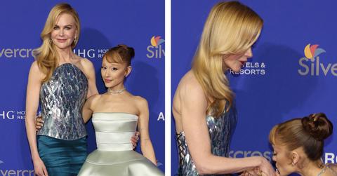 Composite photo of Nicole Kidman and Ariana Grande.