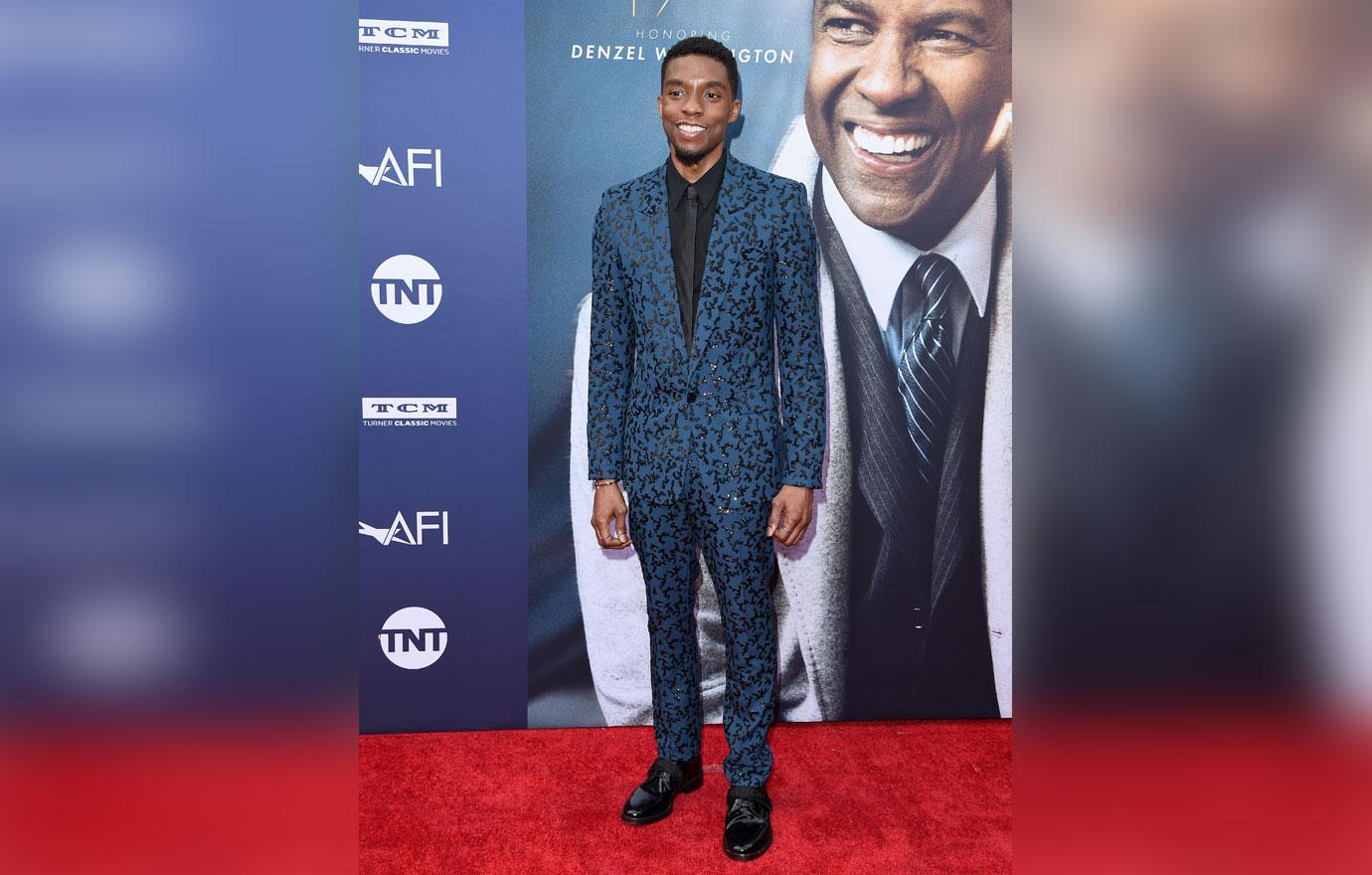 A Look Back At Chadwick Boseman's Best Red Carpet Looks