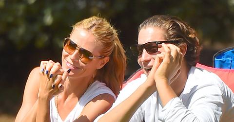 Heidi Klum and her boyfriend Vito Schnabel spend quality time bonding with her kids at a soccer game in Santa Monica
