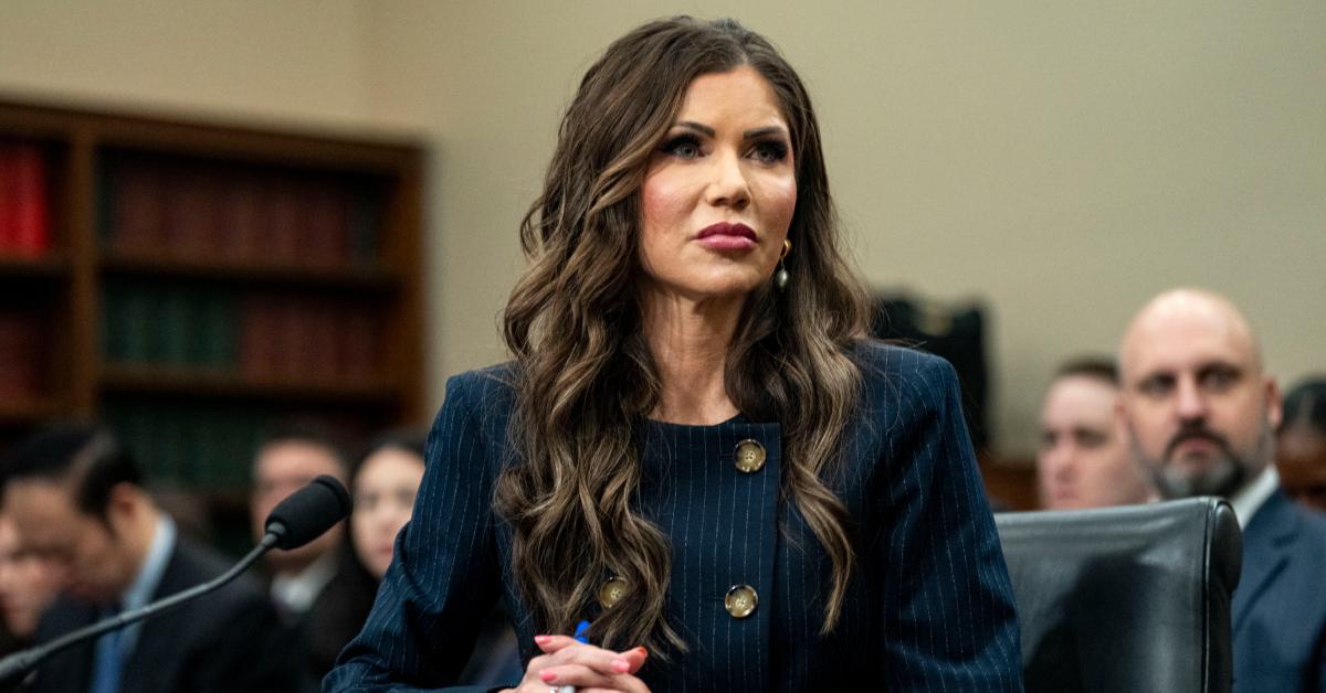 Photo of Kristi Noem. 