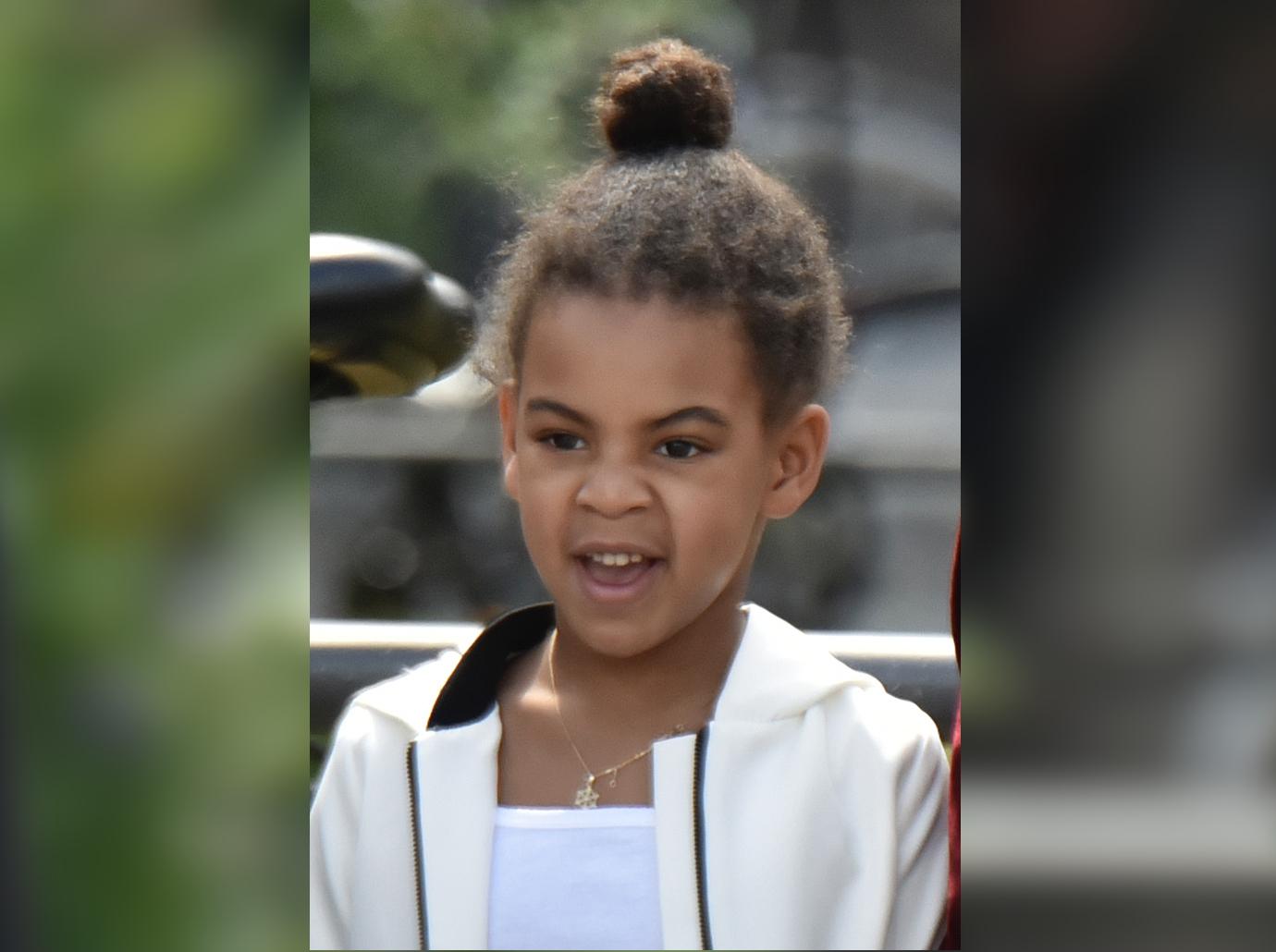 blue ivy hair bun