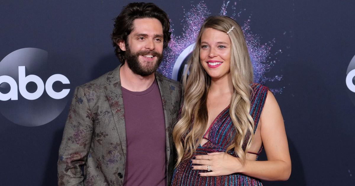 Photo of Thomas Rhett and Lauren Akins.