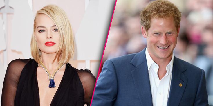 margot robbie prince harry texts boyfriend