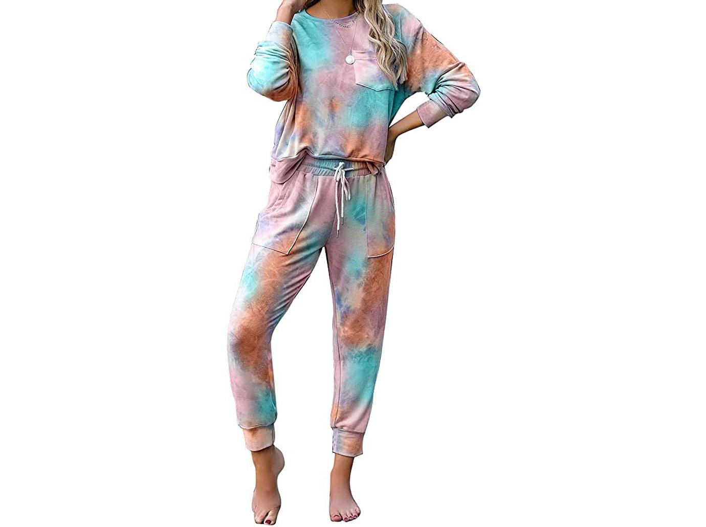 style vanessa hudens sweatsuit tie dye shop