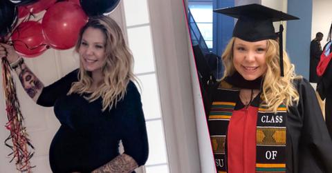 Kailyn lowry pregnant college graduation baby daddy h