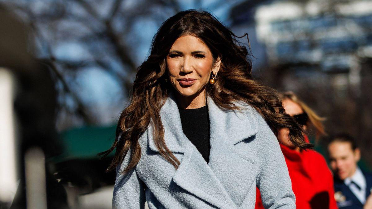 image of Kristi Noem labeled the incident as 'domestic terrorism.'