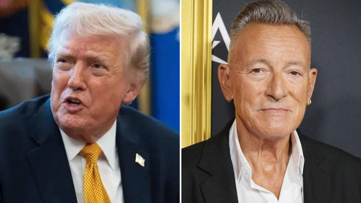 Photo of Donald Trump and Bruce Springsteen
