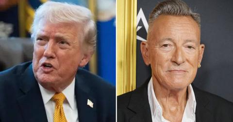 Photo of Donald Trump and Bruce Springsteen