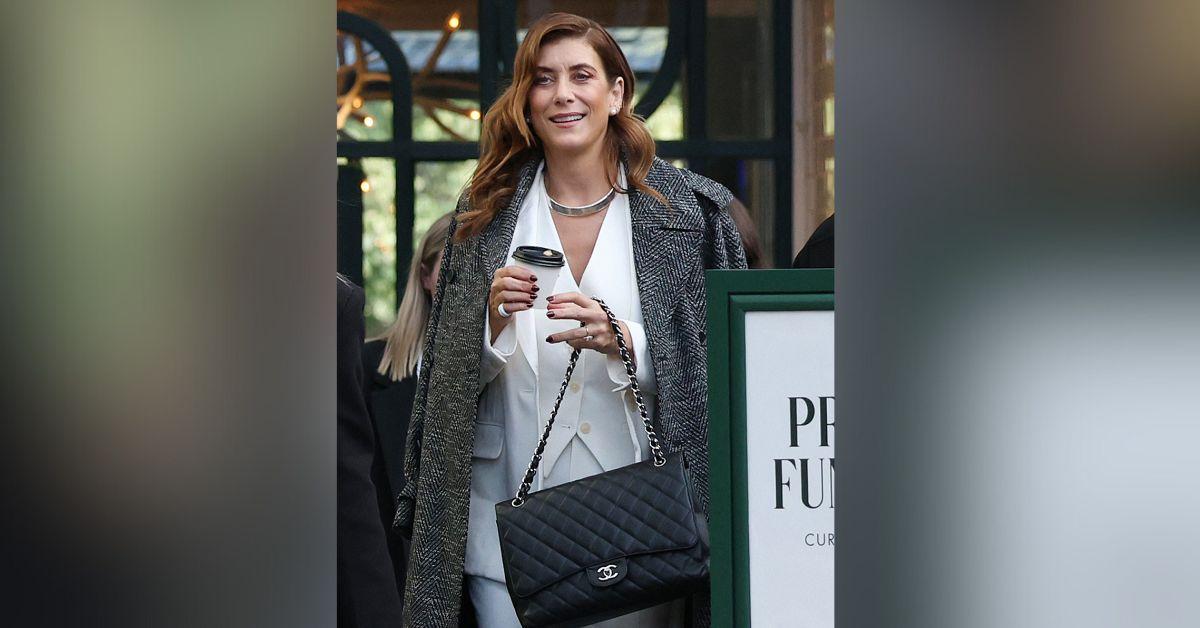 Image of Kate Walsh stunned fans in a daring white dress.
