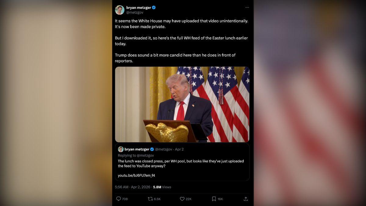 Image of A leaked video later captured his frustration.